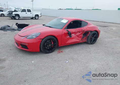 2021 Porsche 718 Cayman S from USA, damaged, VIN WP0AB2A83MS275208